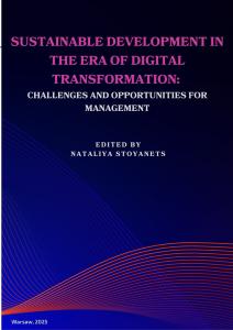Cover for SUSTAINABLE DEVELOPMENT IN THE ERA OF DIGITAL TRANSFORMATION: CHALLENGES AND OPPORTUNITIES FOR MANAGEMENT